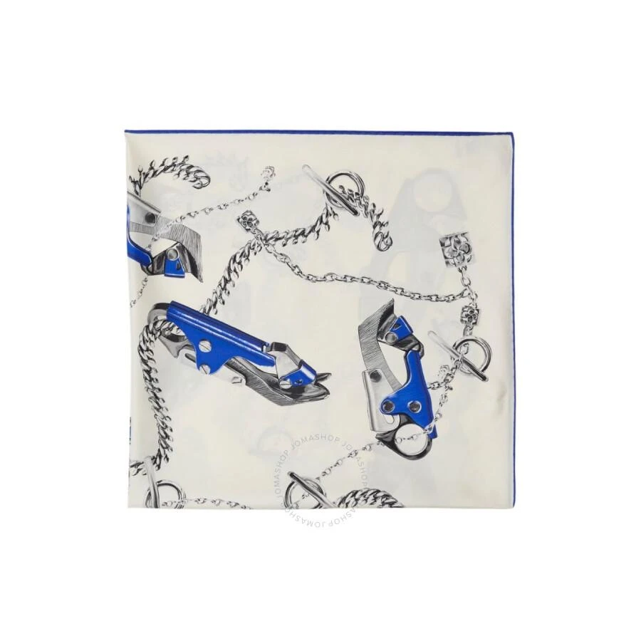 Burberry Knight Hardware Print Silk Scarf 2