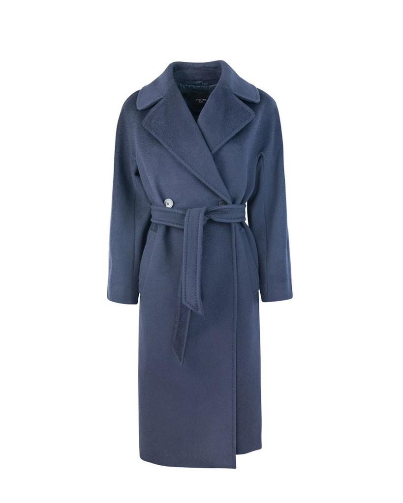【送料&関税込】Weekend Max Mara Belted Long-sleeved Coat Weekend Max Mara Belted Long-sleeved Coat - Jackets