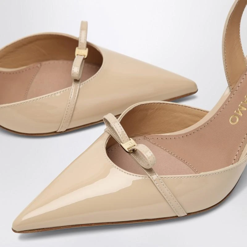 Salvatore Ferragamo Powdery slingback with mini bow 5