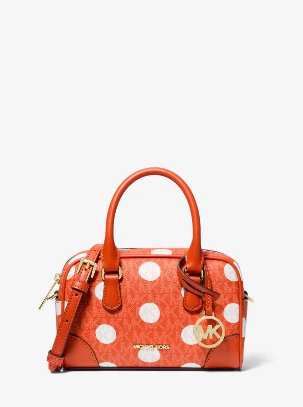 Michael Kors Thompson Extra-Small Polka Dot Signature Logo Satchel 1