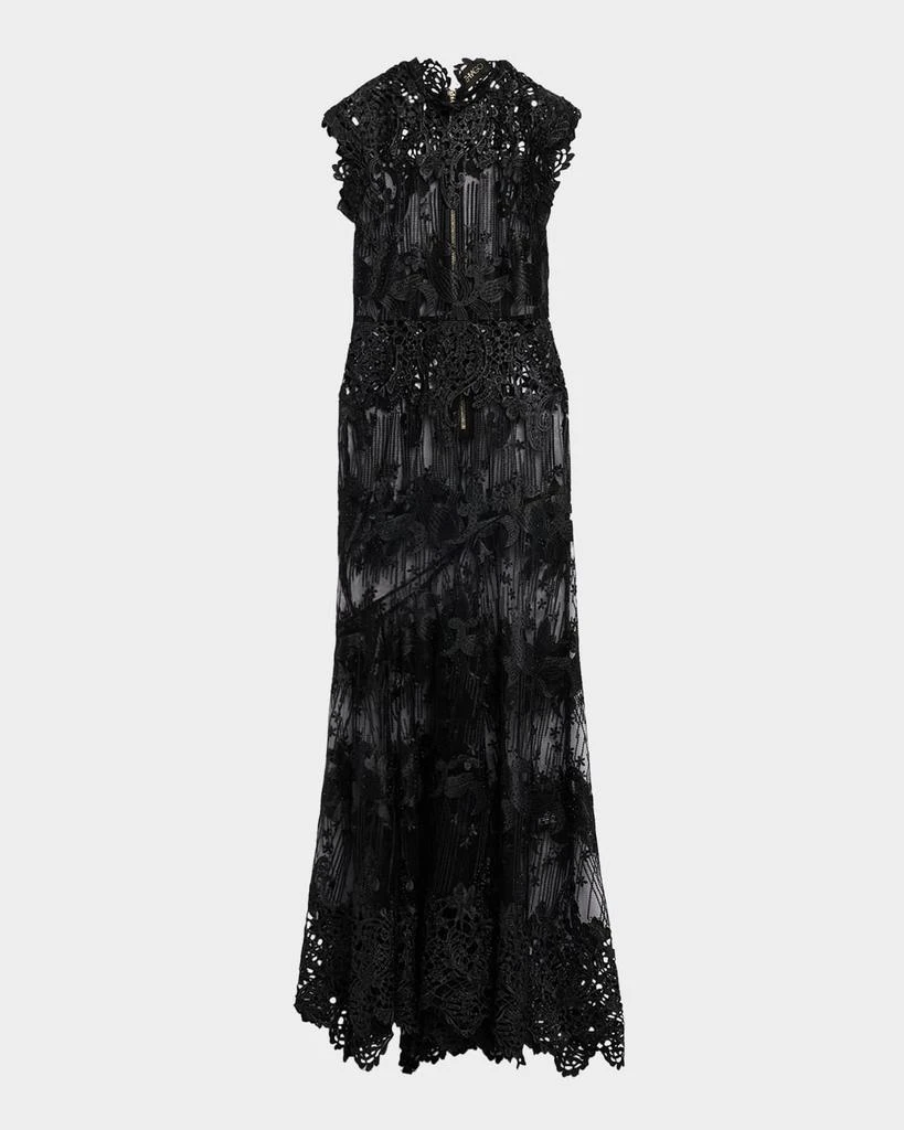 ZHIVAGO Stolen Dreams Sheer Lace Mermaid Gown