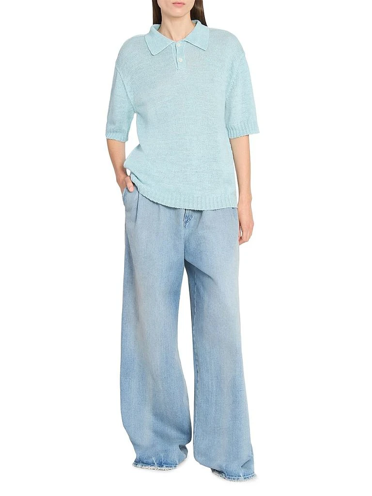 MAISON MARGIELA Hemp Polo Shirt 2