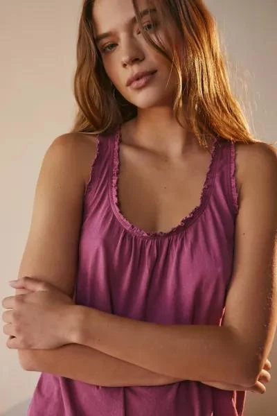 Out From Under Out From Under Nia Ruffle Trim Tank Top 2