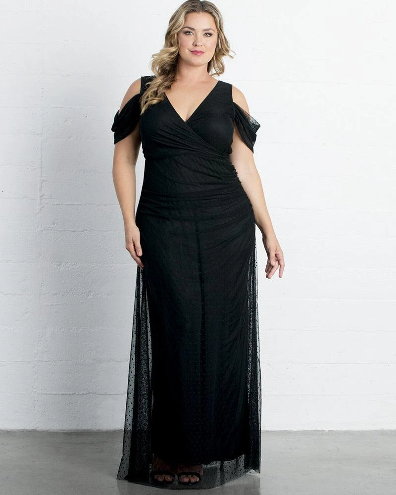 Kiyonna Seraphina Mesh Gown 2