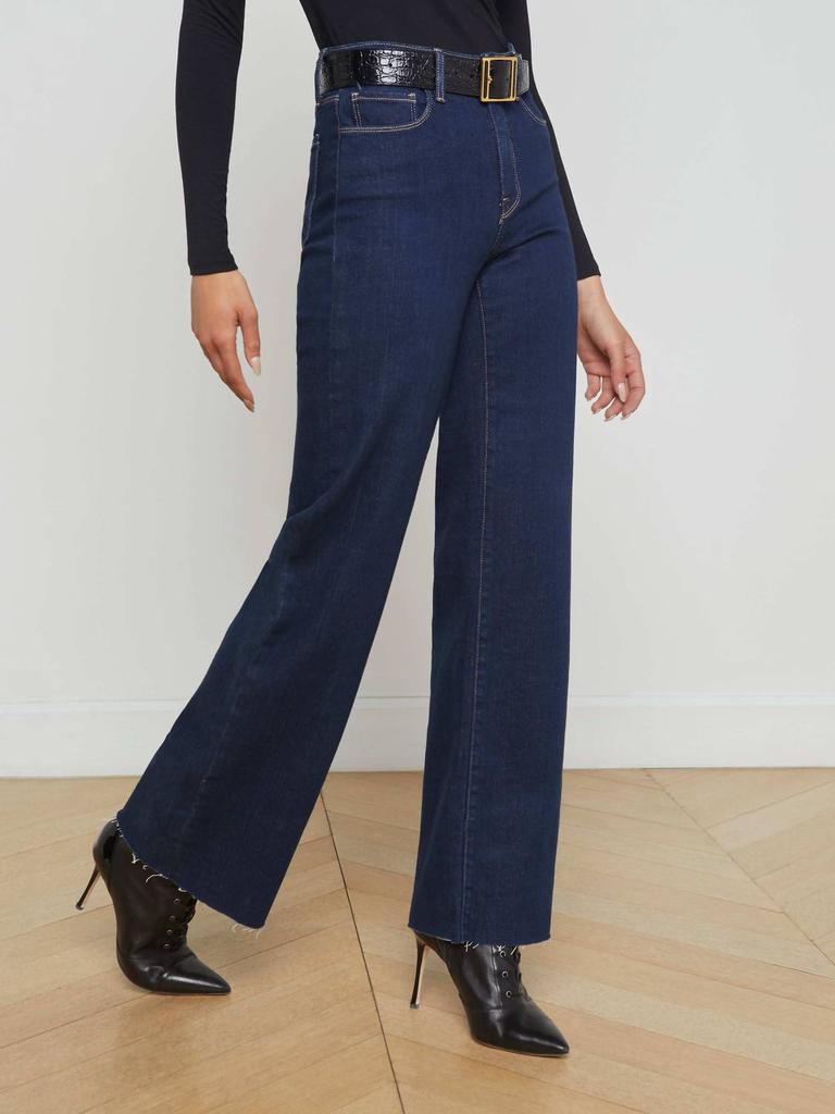 L'Agence L'Agence - Scottie High Rise Wide Leg Jean