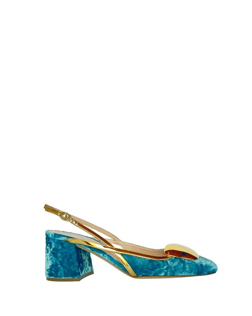 Rupert Sanderson Rupert Sanderson - WOMEN'S CAVALLA VELVET BLOCK HEEL
