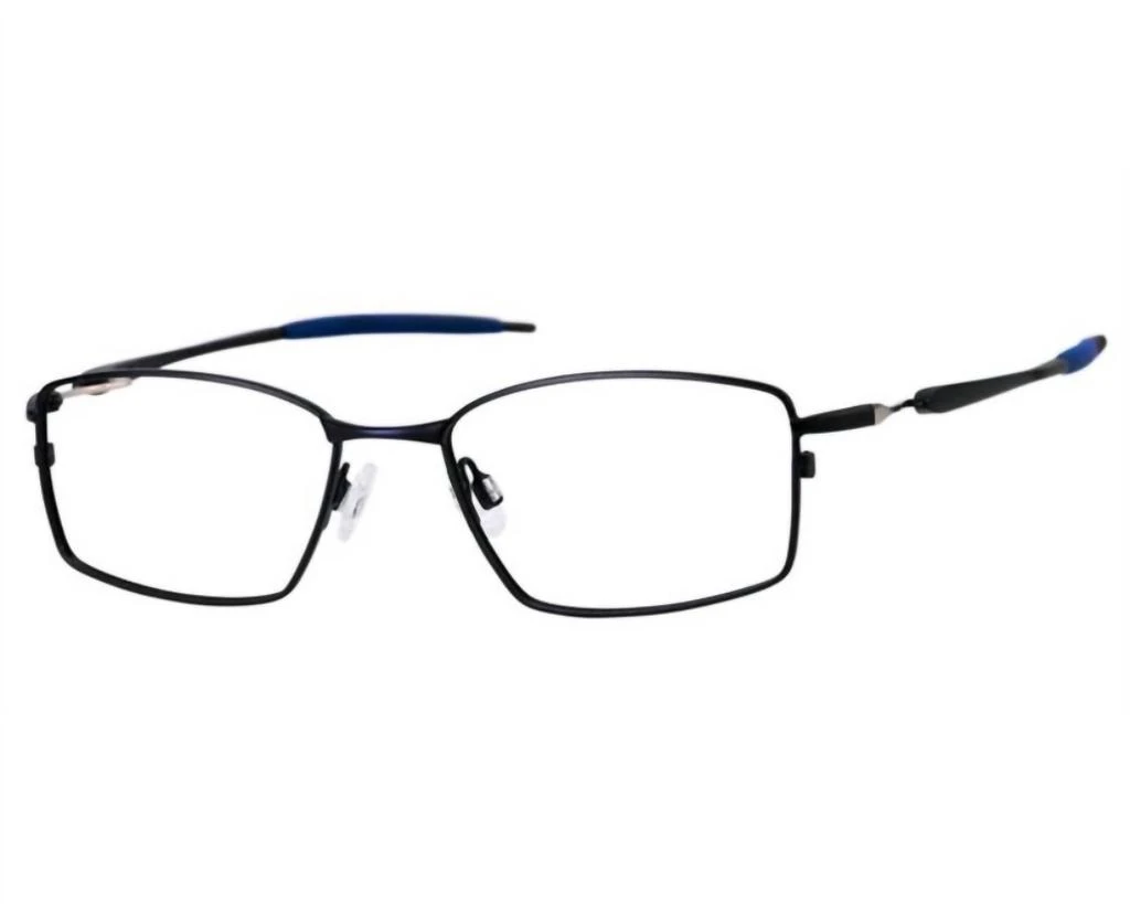 Haggar Men
s Hac118 Rectangle Eyeglasses In Matte Black