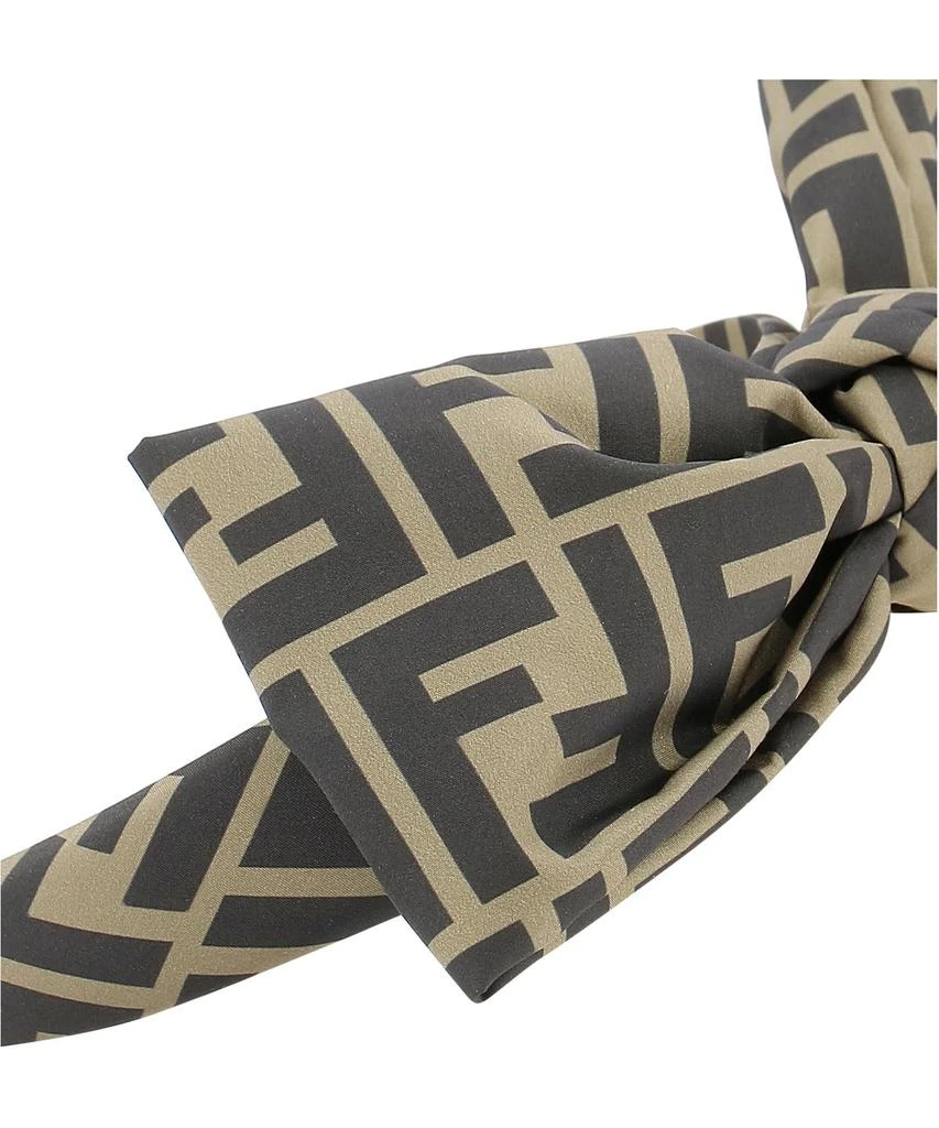 Fendi Fendi Kids FF Motif Bow Headband 2