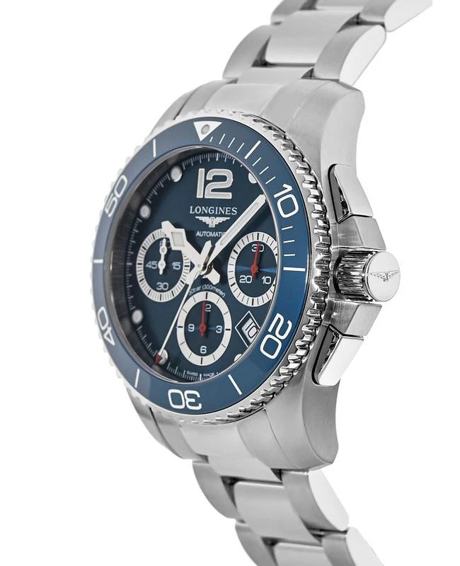 Longines Longines HydroConquest Automatic Chronograph Blue Dial Stainless Steel and Ceramic Men's Watch L3.783.4.96.6 3