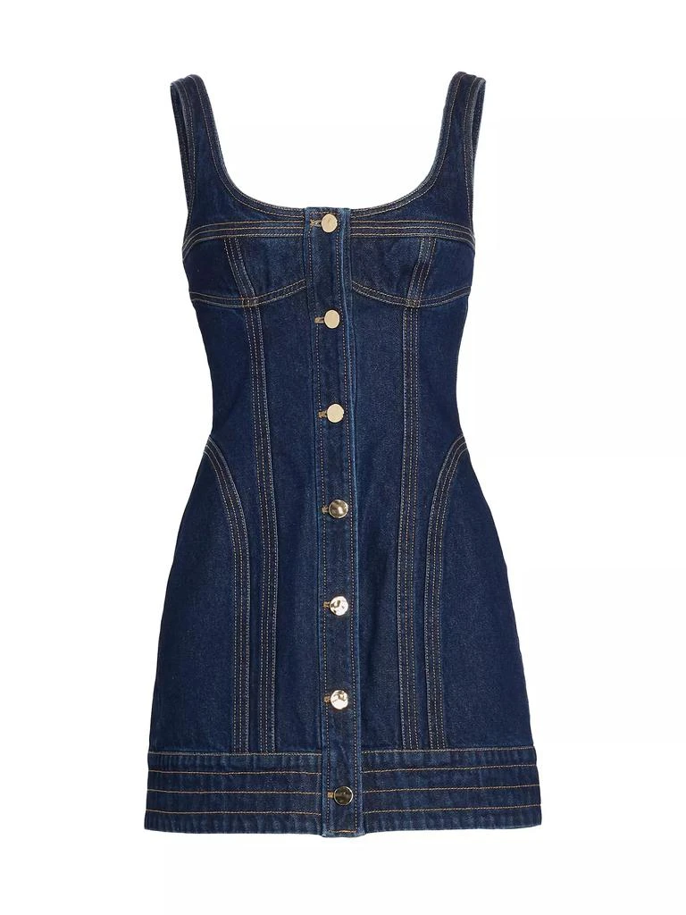 Acler Valleybrook Denim Minidress 1