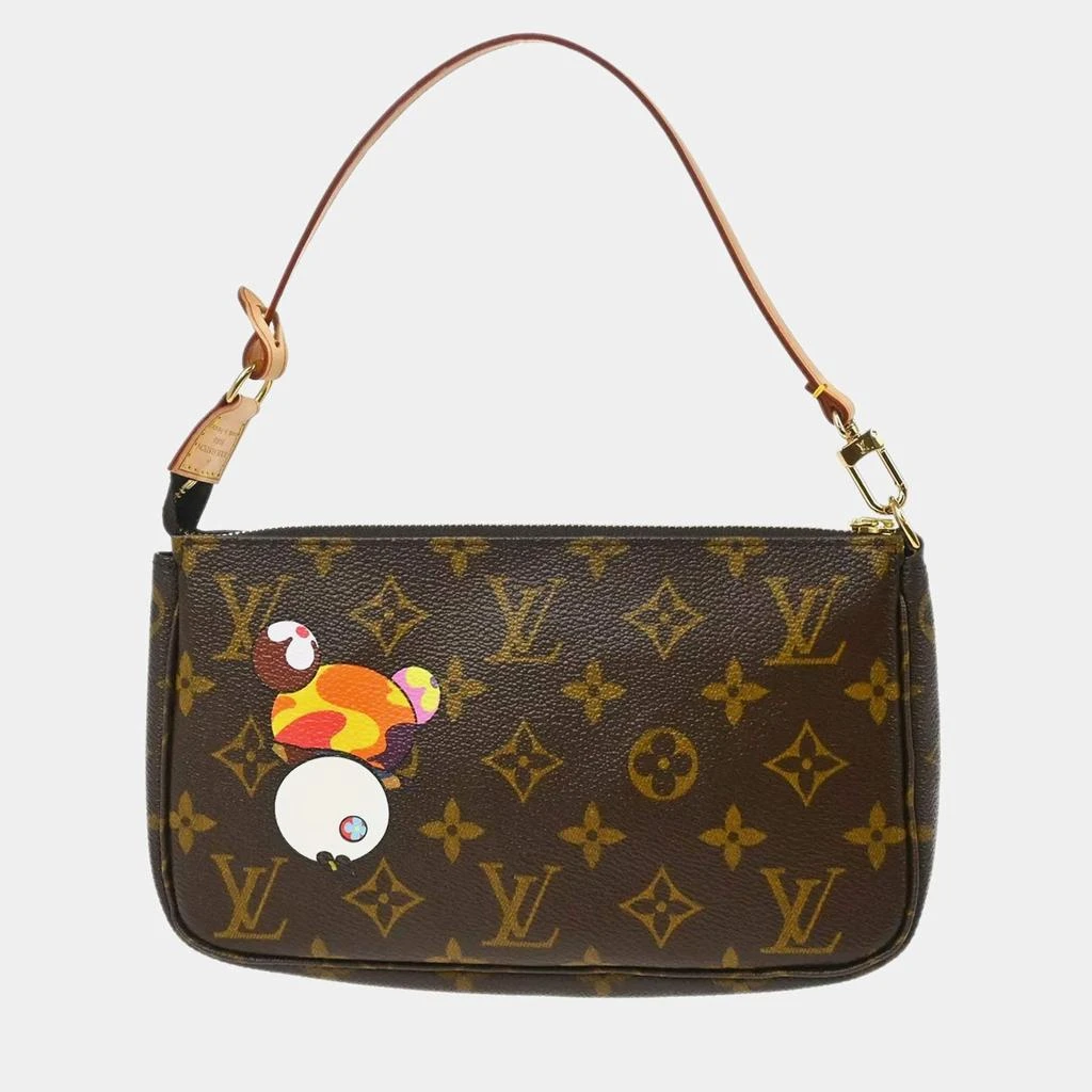 Louis Vuitton Louis Vuitton Brown Monogram Canvas Panda Pochette Accessoires Handbag 1