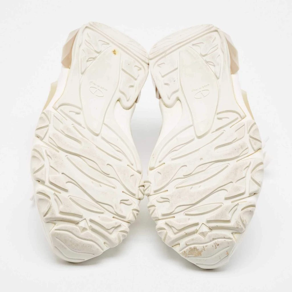 Valentino Valentino White Mesh and Leather Bounce Low-Top Sneakers Size 39.5 6