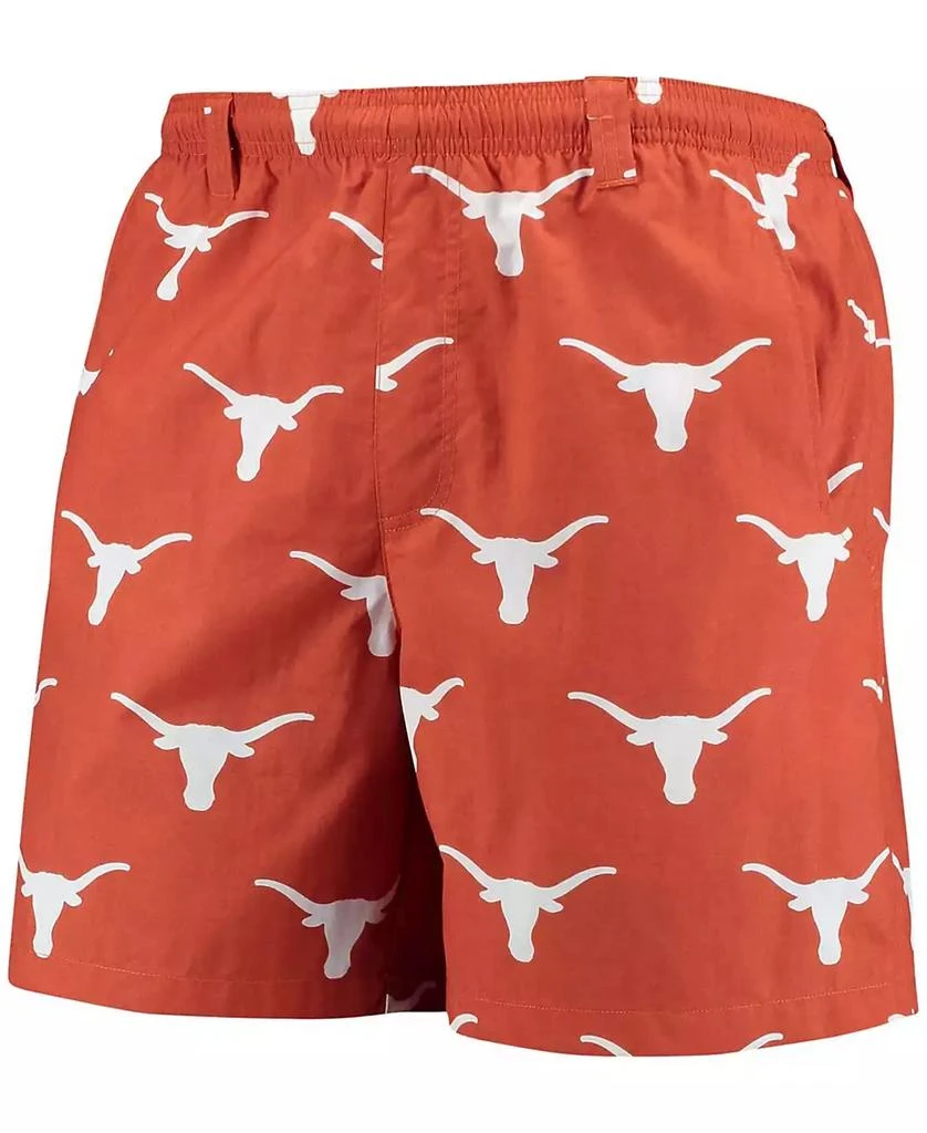 Columbia Men's Texas Orange Texas Longhorns Backcast II Omni-Shade Hybrid Shorts 6