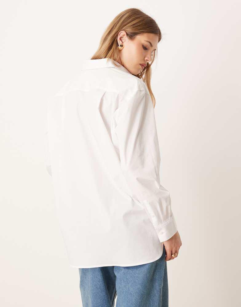 Calvin Klein Calvin Klein Jeans oversized shirt in white