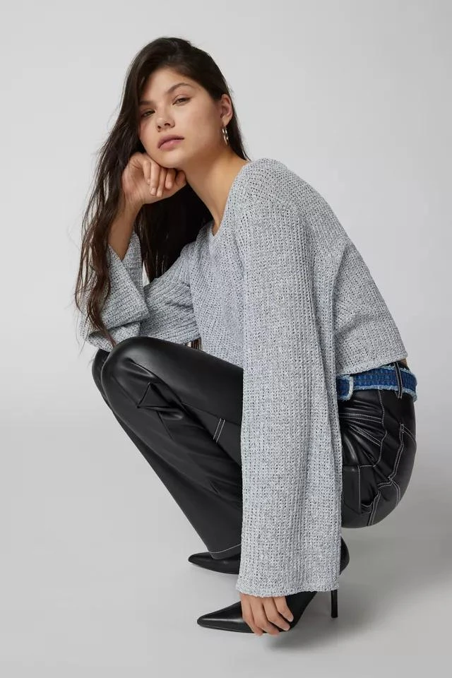 Urban Renewal Urban Renewal Remnants Loose Knit Drippy Sweater 1