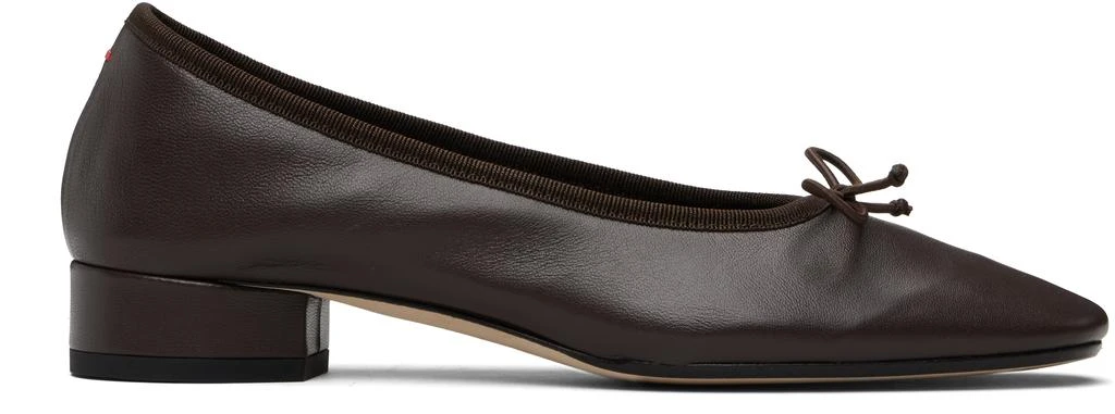 AEYDE Burgundy Onda Heels