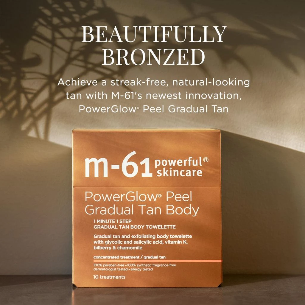 M-61 PowerGlow Peel Gradual Tan Body 6