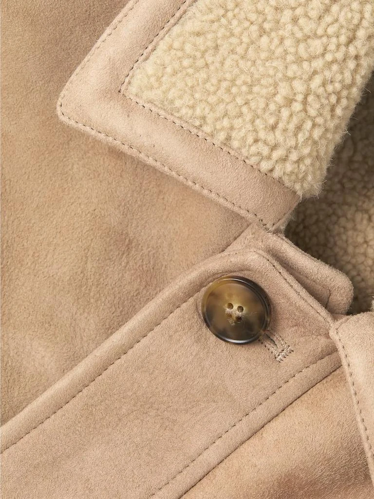 Canali Suede &amp; Shearling Field Jacket 6