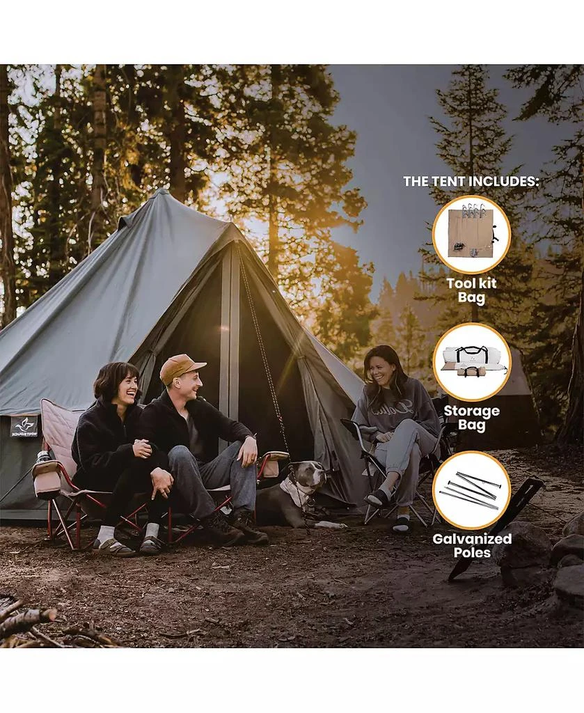 Whiteduck Outdoors Regatta Bell Tent - 16.5 (Water Repellent) 3