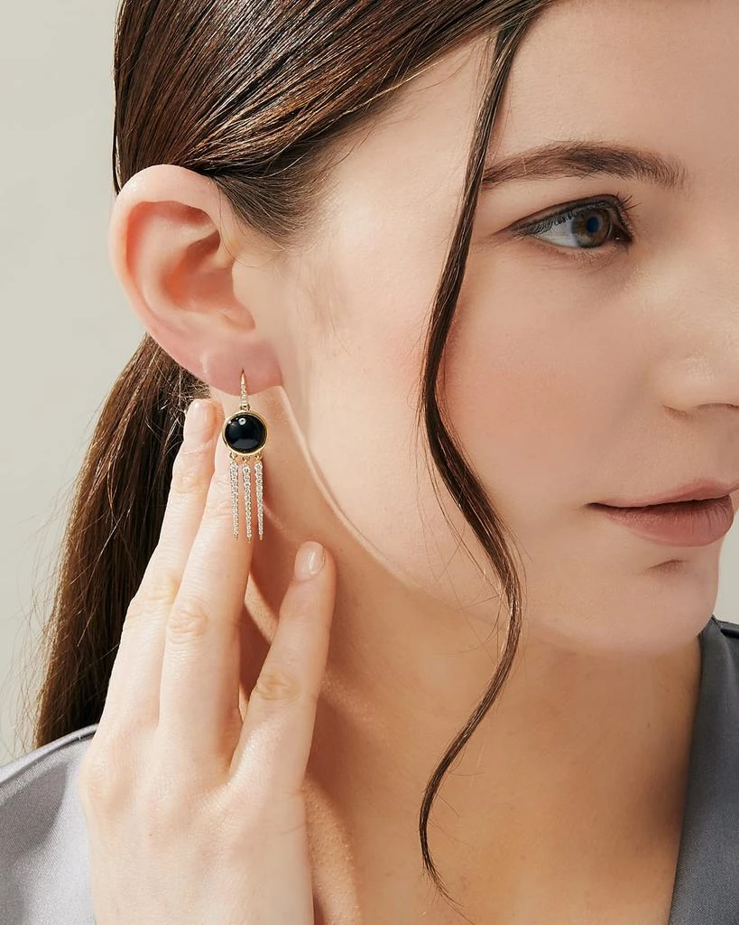 Syna Chakra Dream Catcher Chrysoprase Earrings 2