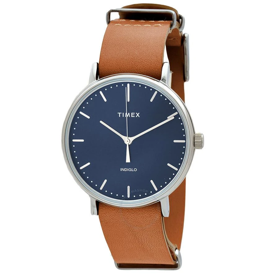 Timex Fairfield Slip-Thru Quartz Blue Dial Men's Watch TW2P97800 1