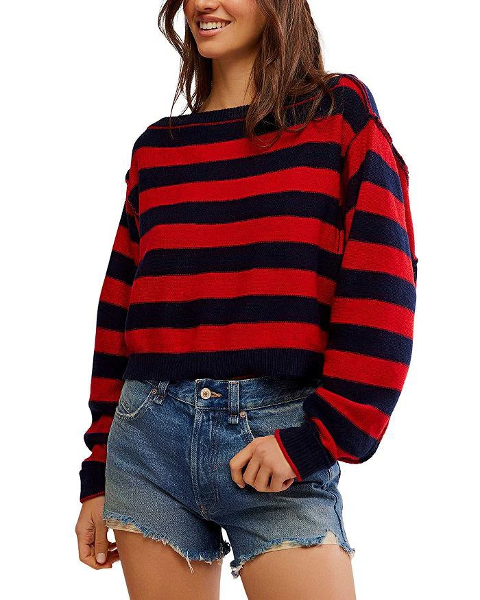 Free People We The Free Into the Blue Pullover Sweater 1