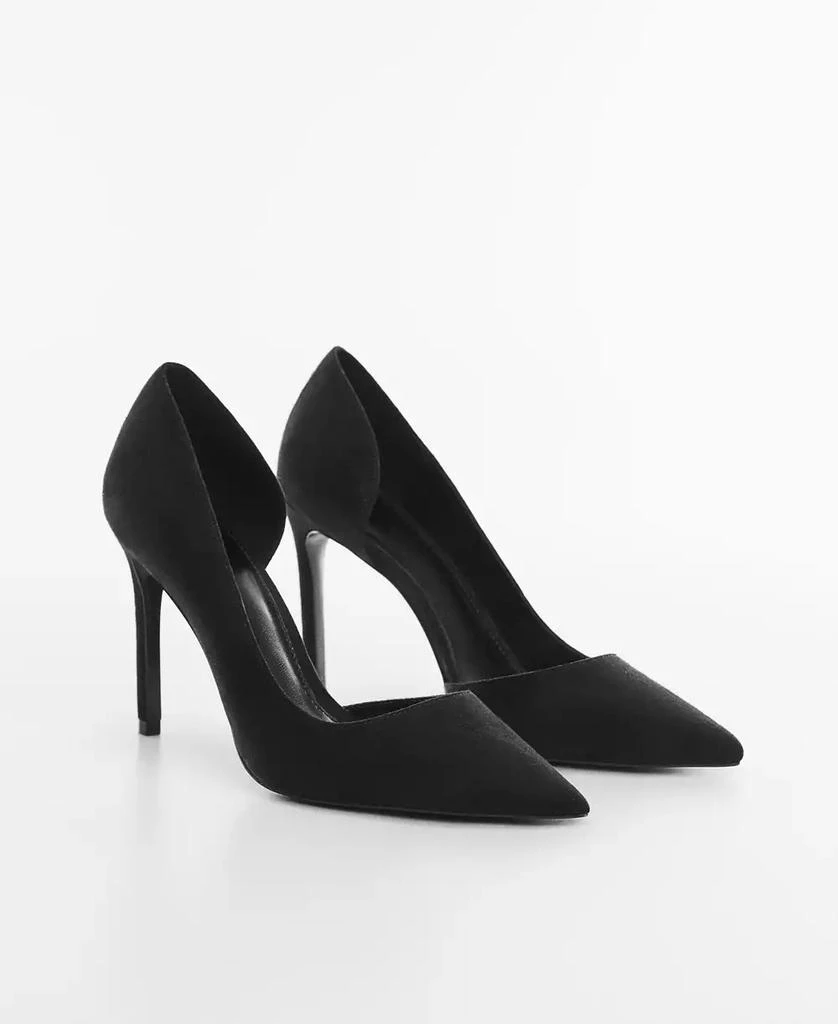 Mango Women's Asymmetrical Heeled Shoes 1