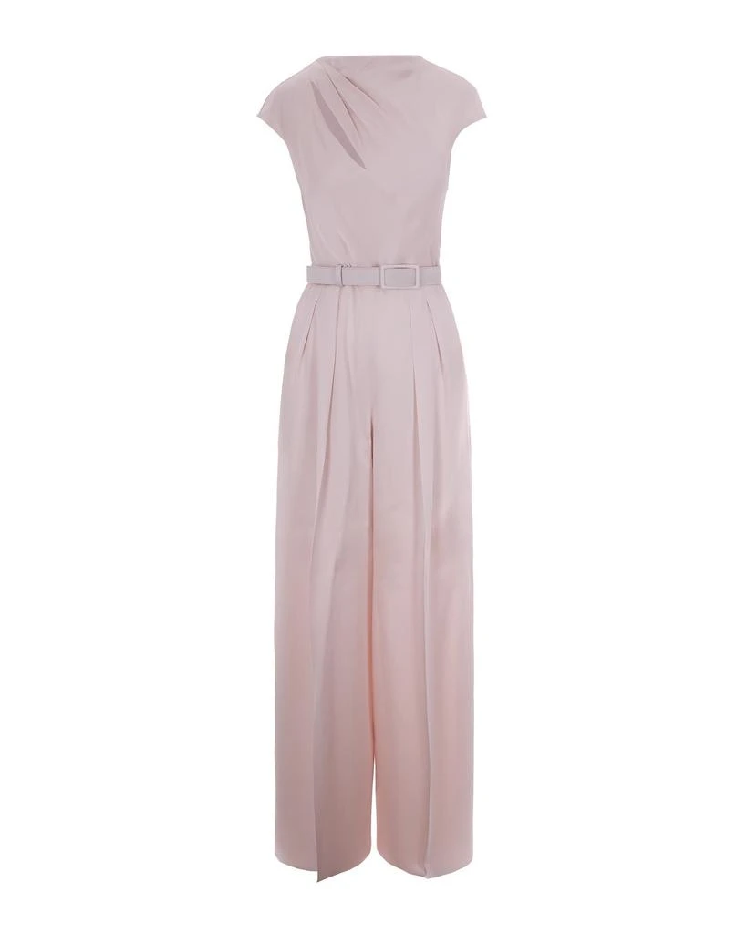 Max Mara Pink Envers Satin Jumpsuit 2