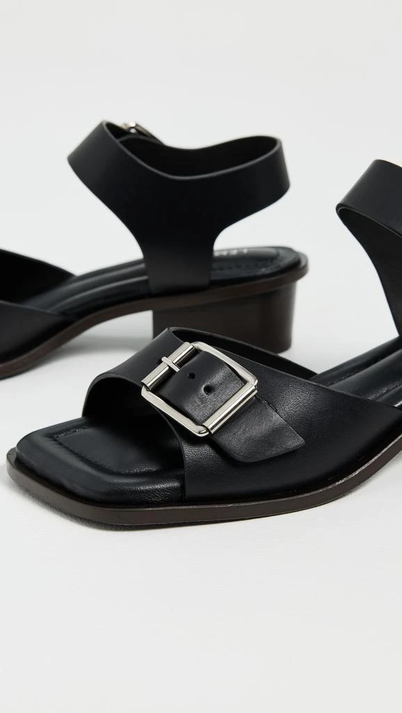 Lemaire Square Heeled Sandals With Straps 5