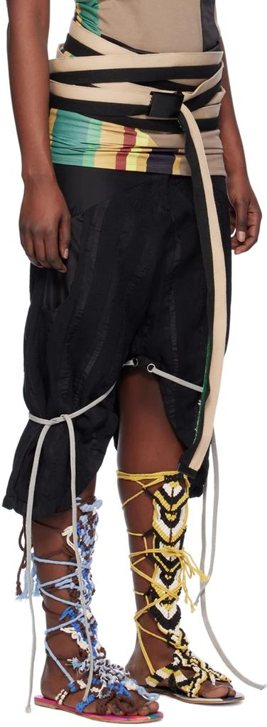 Diana Sträng Green 
Gray Paneled Belt 2