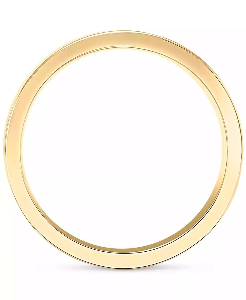 Macy's Flat Profile Comfort Fit Wedding Band in 14k Gold 5