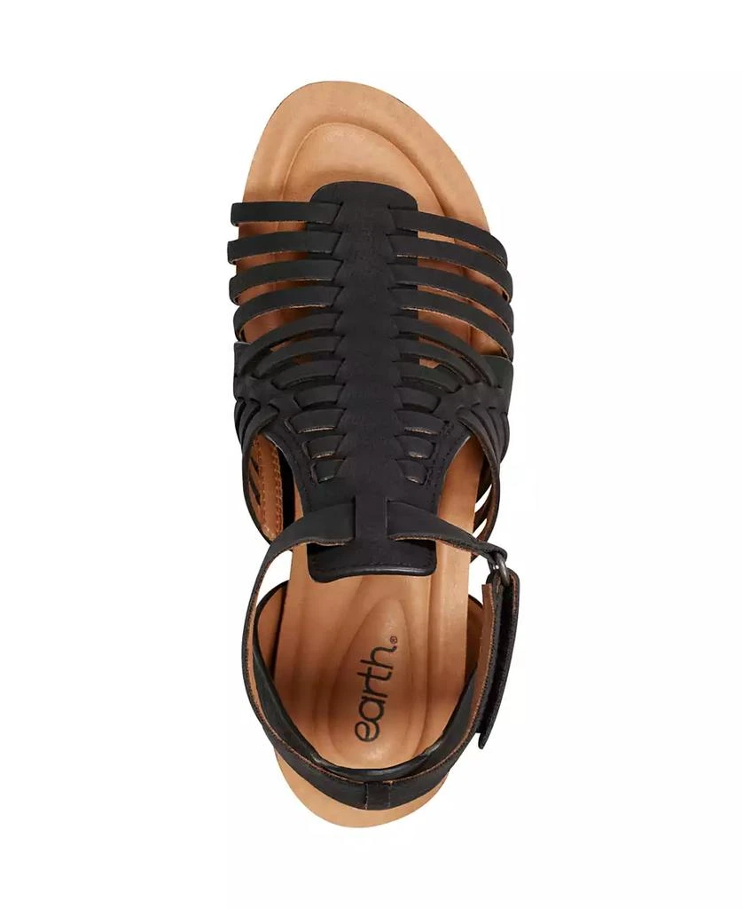 Earth Women's Hattie Fisherman Wedge Sandals 4