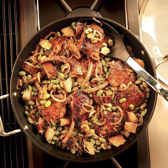 All-Clad Hard Anodized Nonstick 10" & 12" Fry Pan Set 4