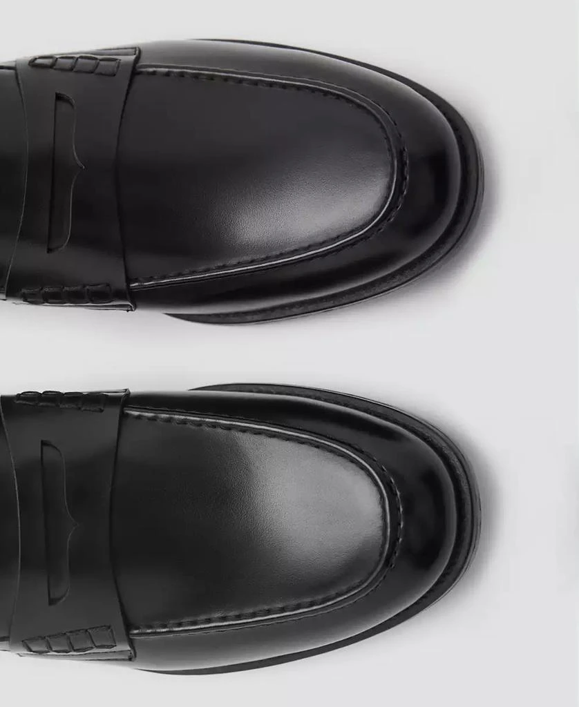 Mango Men's Nappa Leather-Effect Moccasins 2