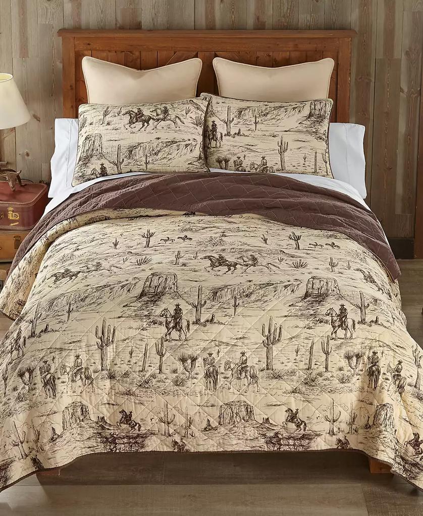 Donna Sharp Cowboy Western 2-Pc. Quilt Set