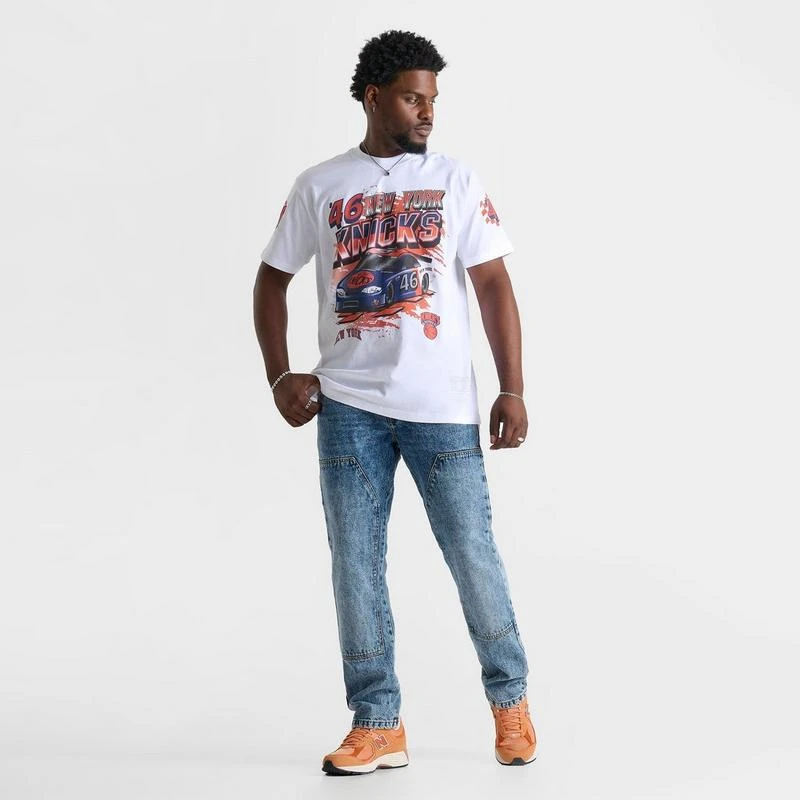 Mitchell & Ness Men's Mitchell & Ness New York Knicks NBA Speedway Graphic T-Shirt 2