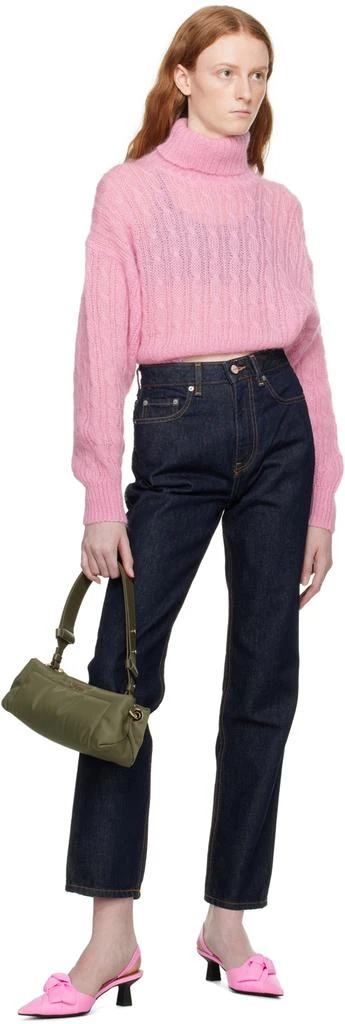 Ganni Navy Swigy Jeans 4