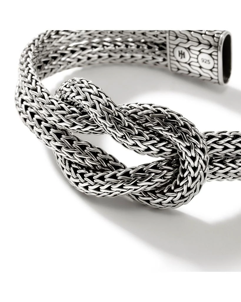 John Hardy Sterling Silver Classic Chain Love Knot Woven Link Bracelet 5