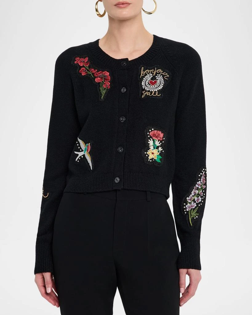 Cinq a Sept Millie Embroidered Western Amour Cardigan 4