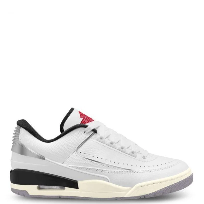 Jordan 2/3 White Black Metallic Silver 1