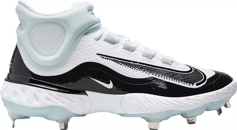 Nike Nike Men's Alpha Huarache Elite 4 Mid Metal Baseball Cleats 1