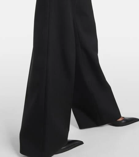 Alexander McQueen High-rise wool wide-leg pants 5