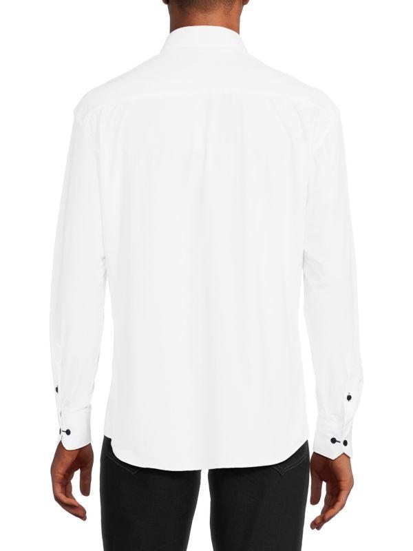 Bertigo Solid Button Down Shirt