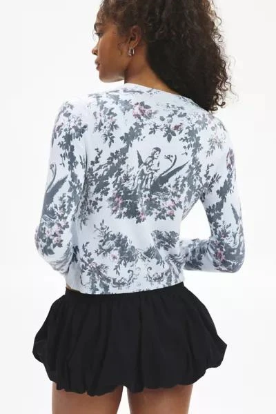 Kimchi Blue Kimchi Blue Rachel Swan Printed Cardigan 4
