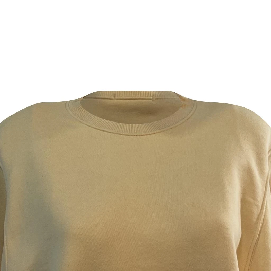 The Frankie Shop Frankie Shop Vanessa Sweater in Yellow Cotton 2