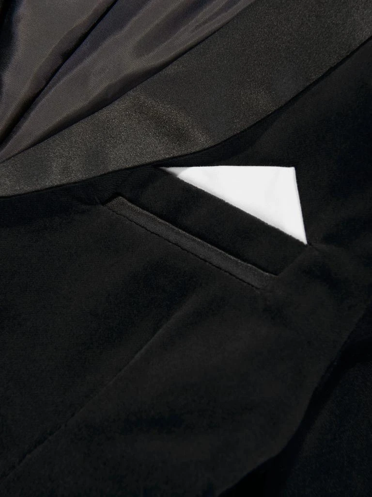 Patachou Patachou Boys Velvet Blazer in Black 3
