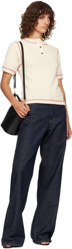 Tom Ford Black Mini Grained Leather Audrey Bucket Bag 4