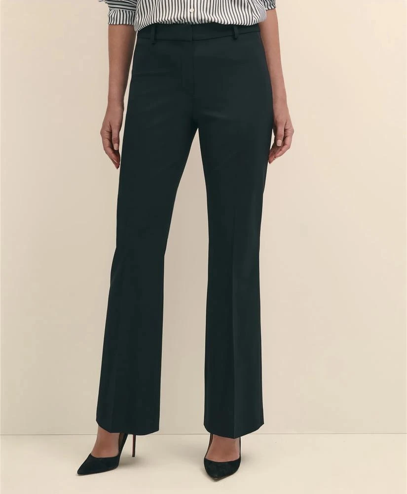 Brooks Brothers The Essentials Brooks Brothers Stretch Wool Flare Leg Trousers 2