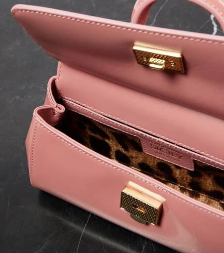 Dolce & Gabbana Sicily Small patent leather tote bag 3