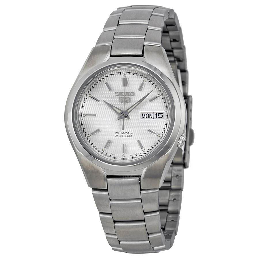 Seiko 5 Automatic Silver Dial Stainless Steel Men's Watch SNK601 1